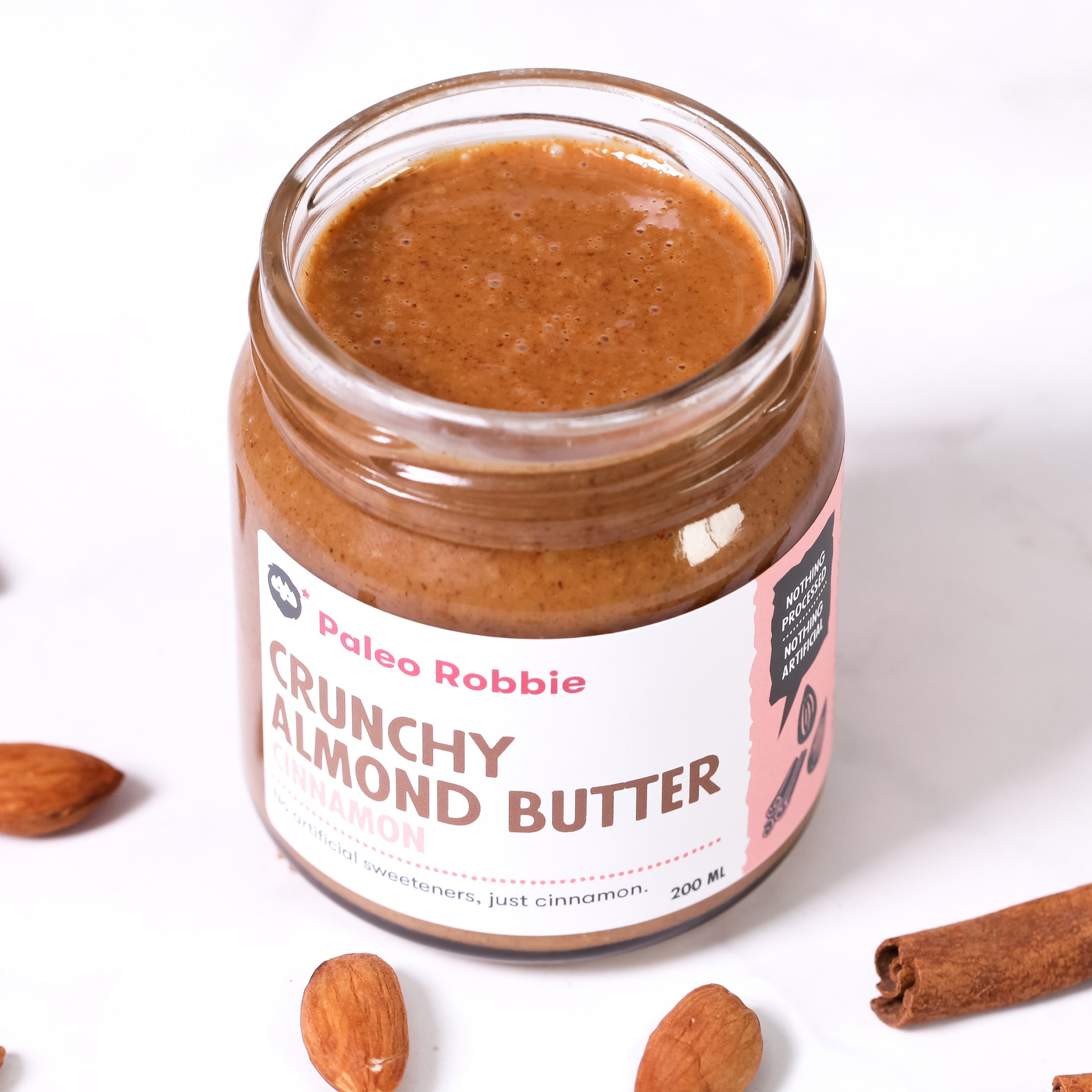 Crunchy Almond Butter w/ Cinnamon